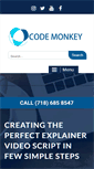 Mobile Screenshot of codemonkeyforhire.com